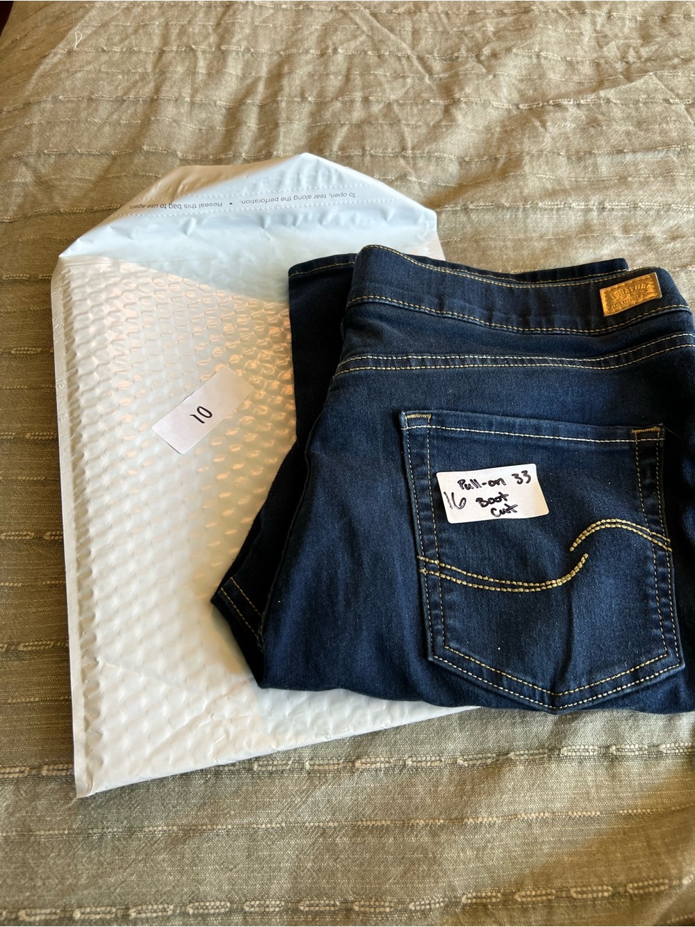 Signature by Levi Strauss Navy Blue Bootcut Jeans